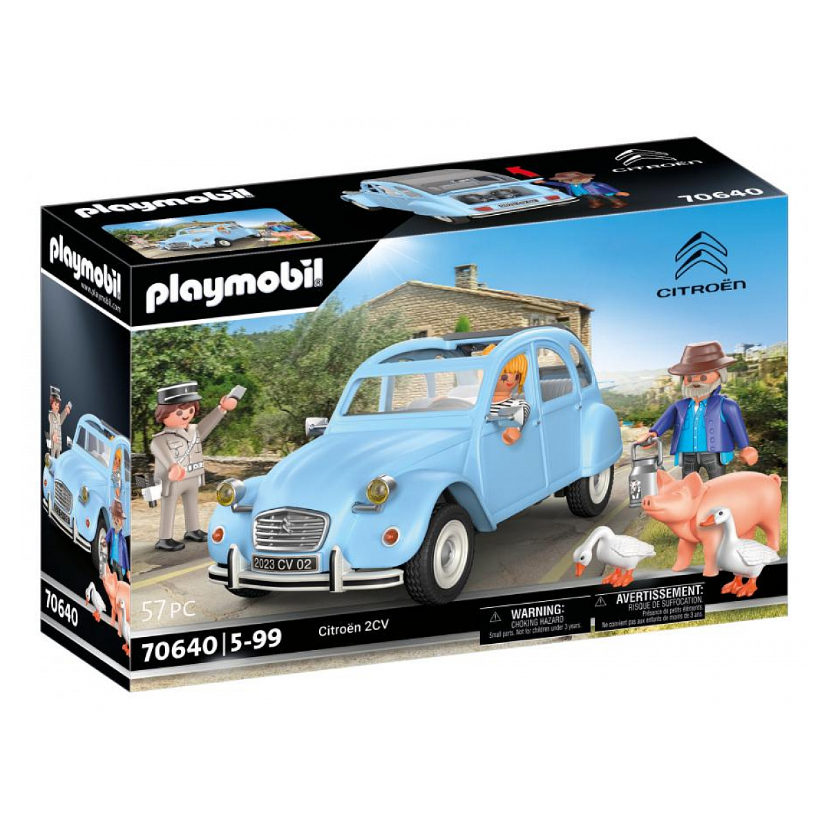 70640 Classic cars Citroën 2cv, PLAYMOBIL