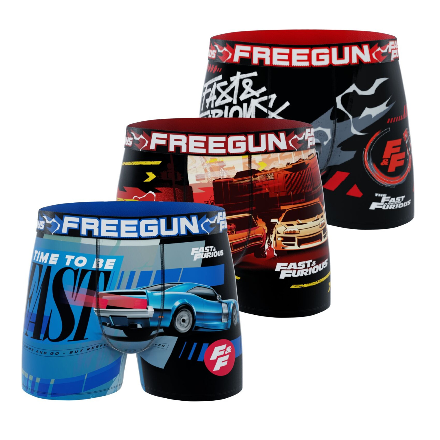 Lot De 3 Boxers Fast And Furious, FREEGUN