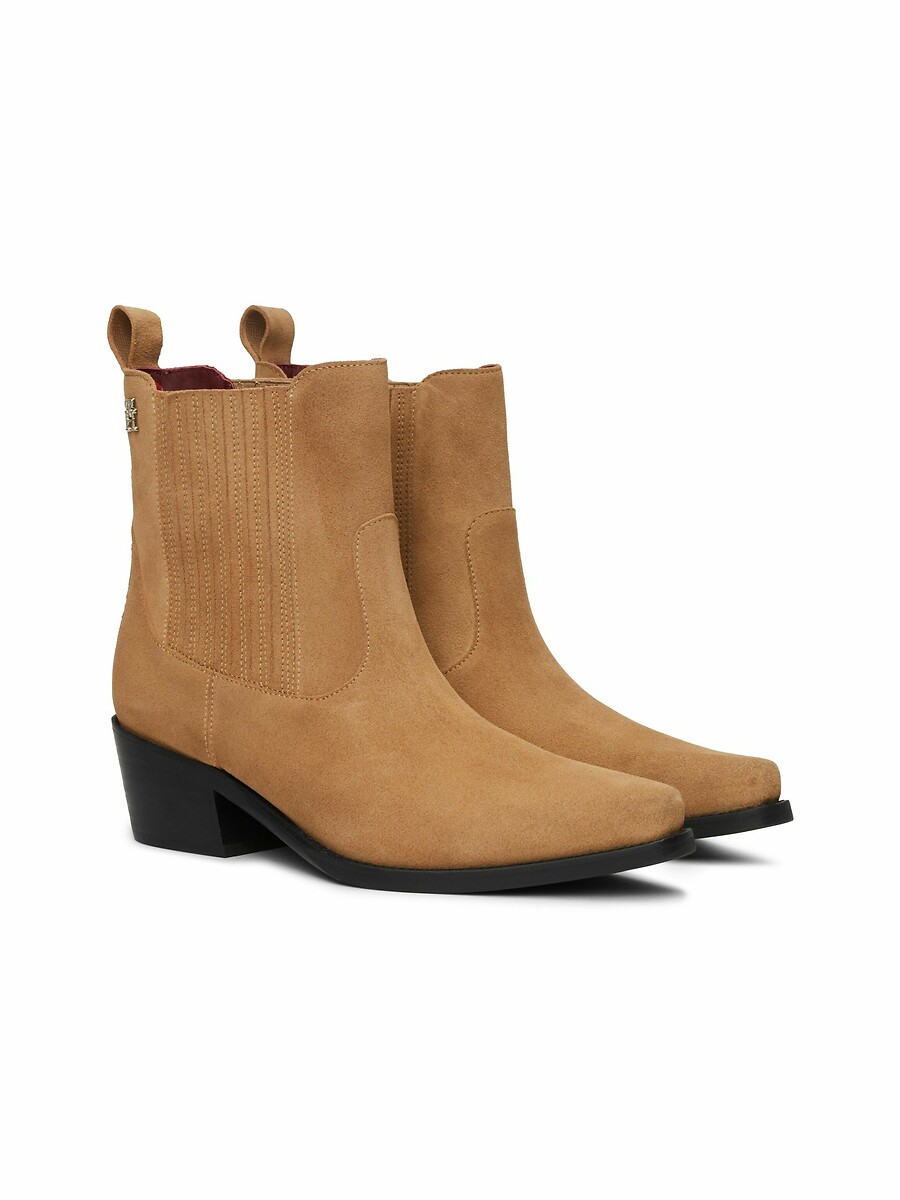 Boots Cowboy en cuir, TOMMY HILFIGER