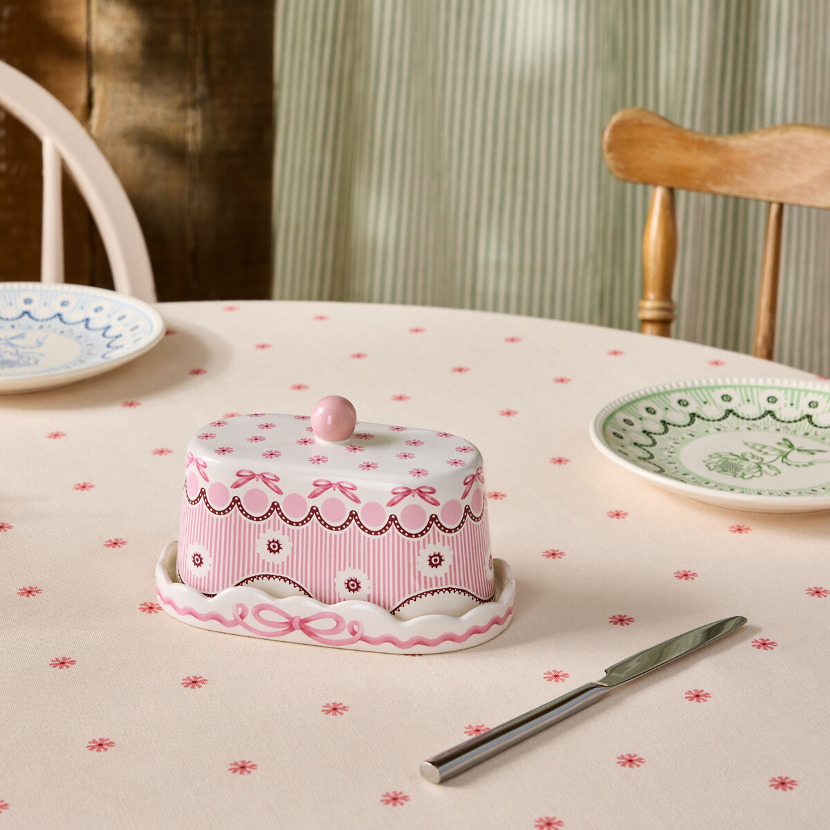 Spitalfields Silk Butter Dish, CATH KIDSTON