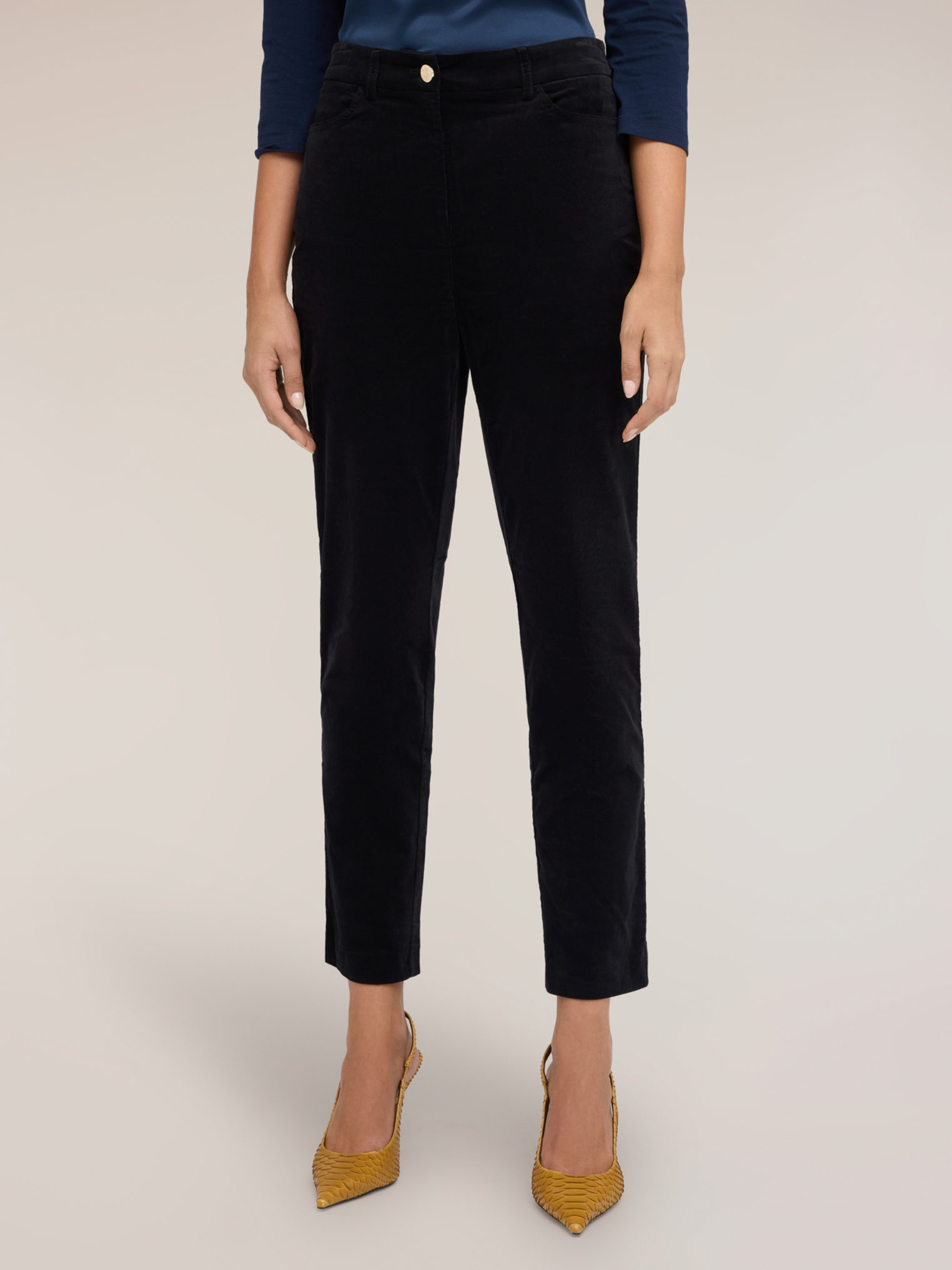 Pantalon slim fit en velours côtelé, MOTIVI