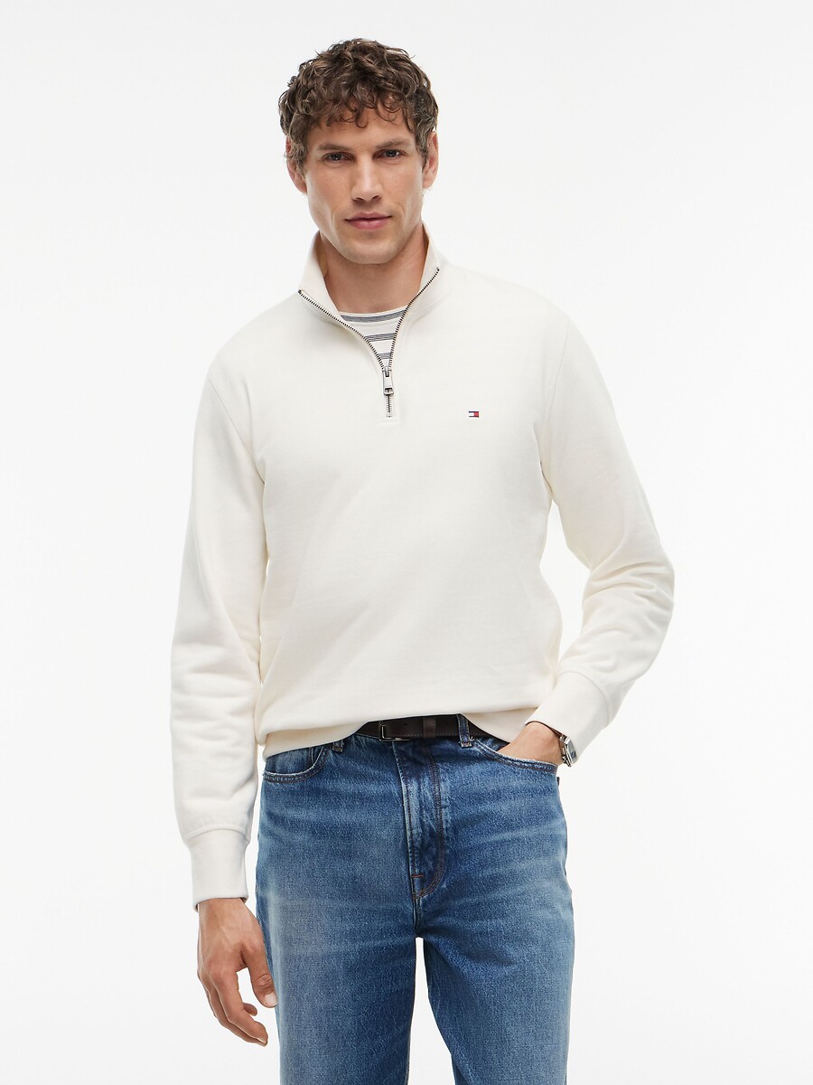 Sweat demi-zip fleece, TOMMY HILFIGER