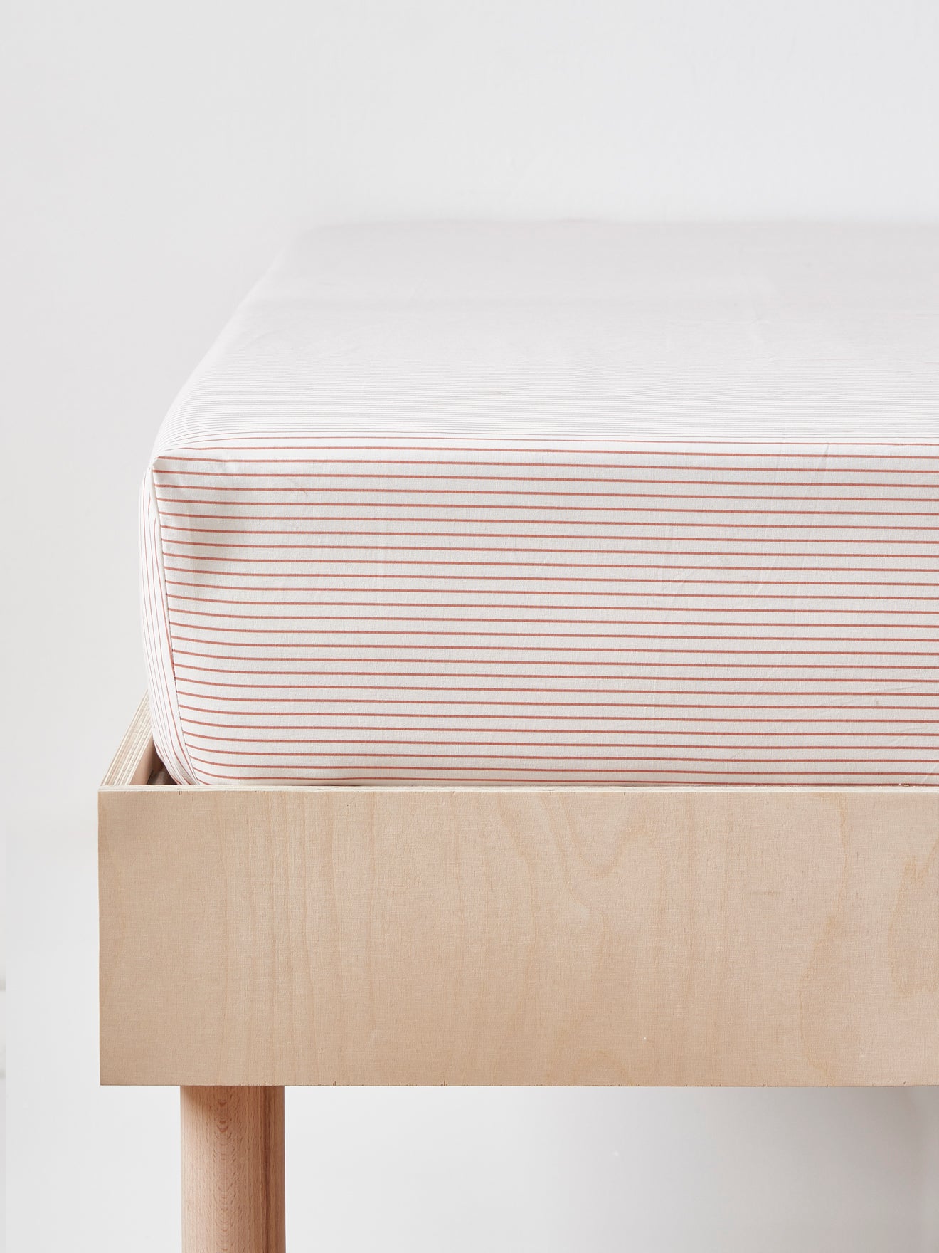 Drap-housse rayé "Esprit petit Jouy", CYRILLUS