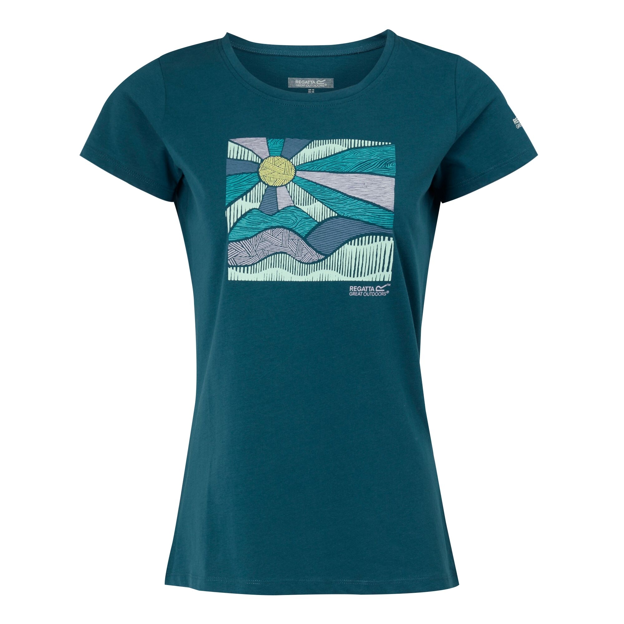 Regatta Donna Uomo Breezed II T-Shirt In Cotone Coolweave - Unisex - 2