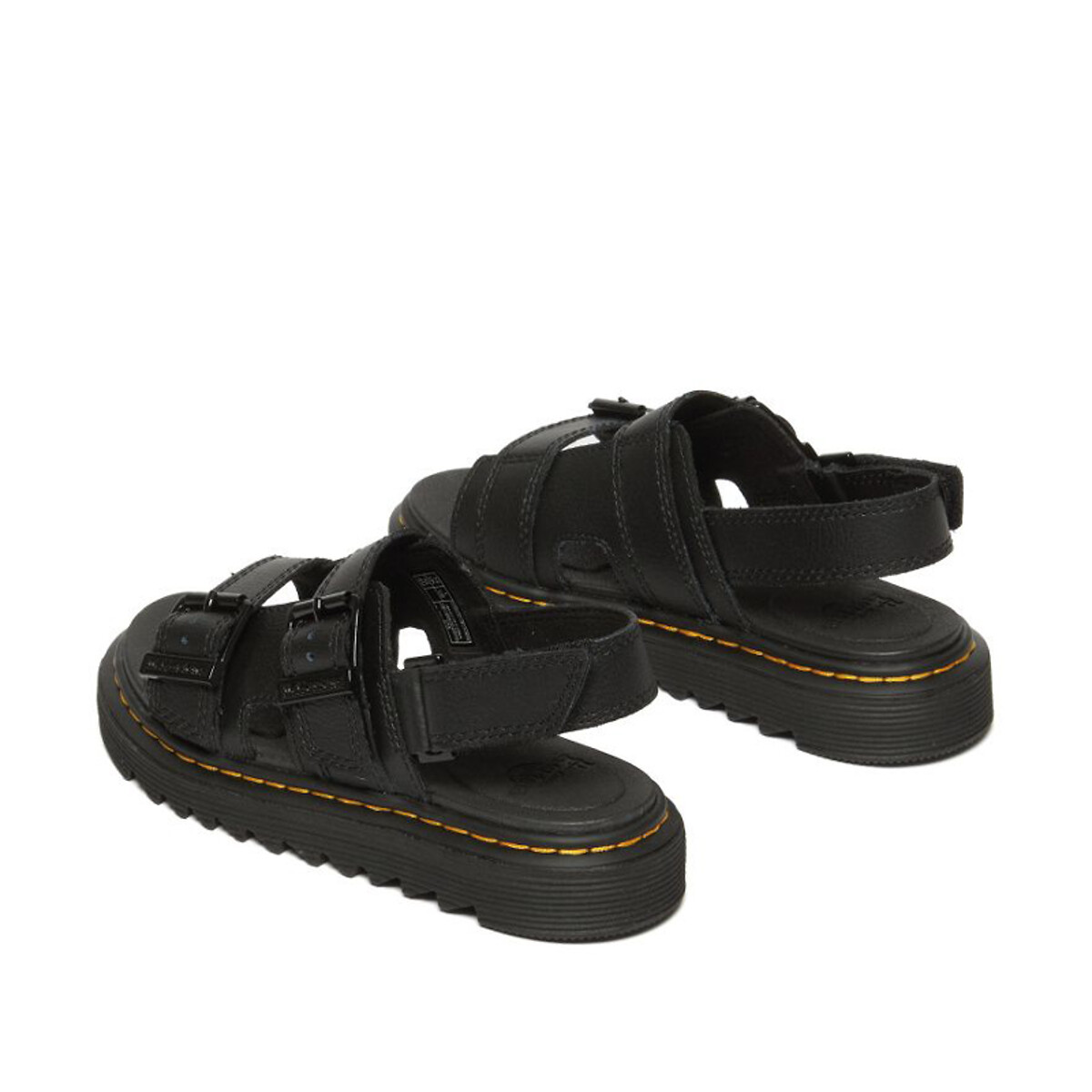 Sandales varel j en cuir Dr. Martens noir La Redoute