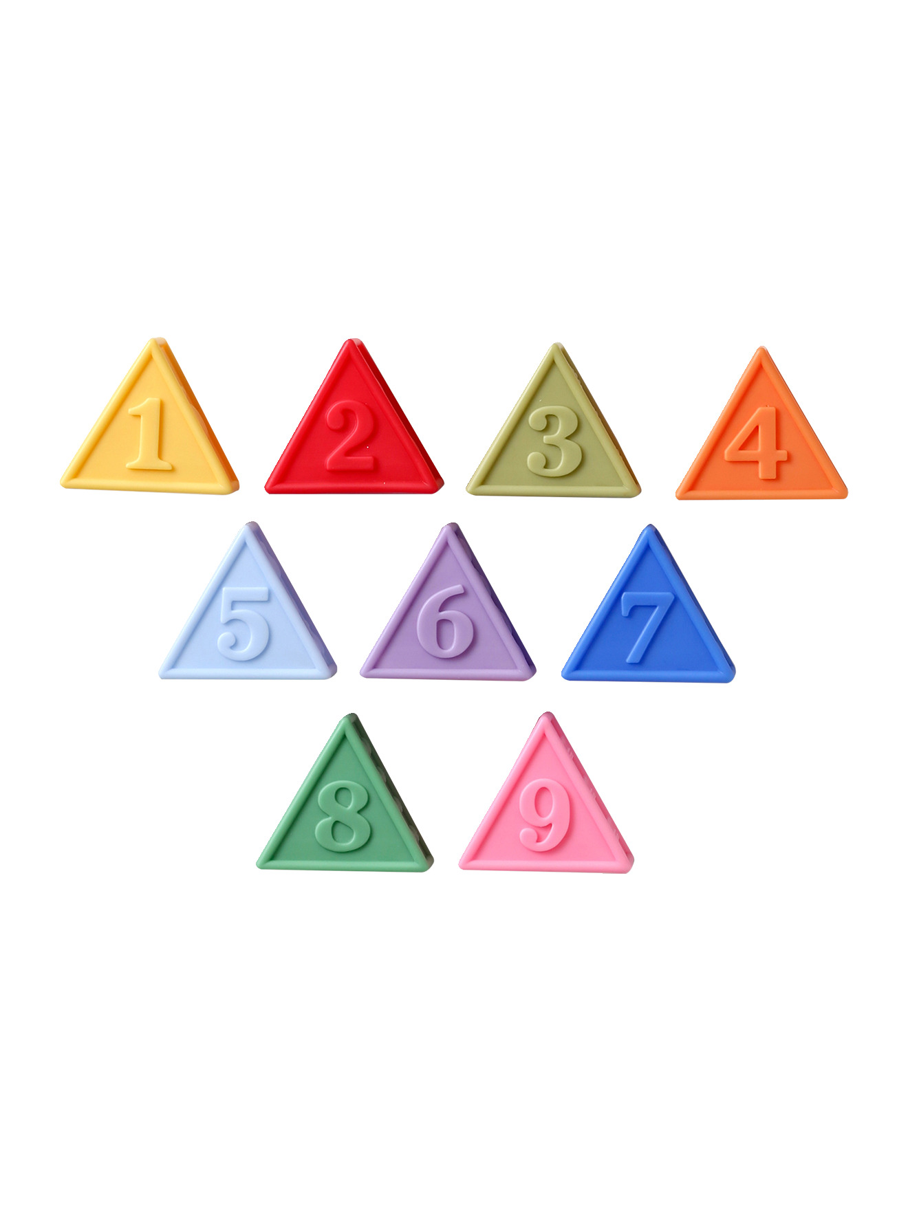 Set 9 triangles sensoriels, VERTBAUDET