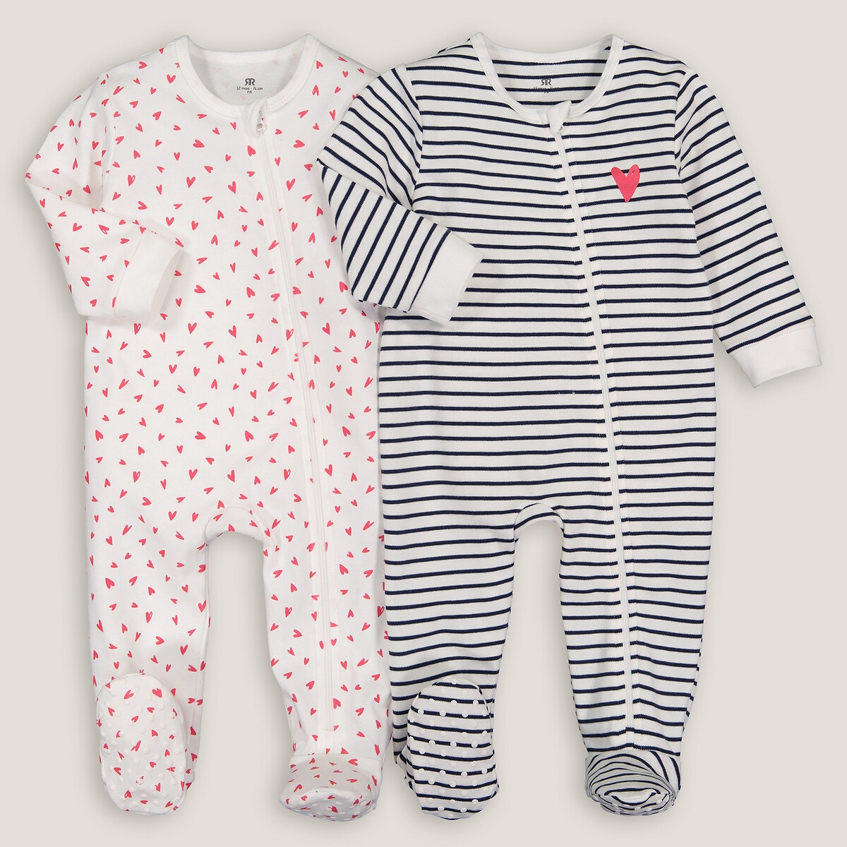 Pyjama b b bleu 100 coton 18 mois TEX BABY le lot de 2 pyjamas