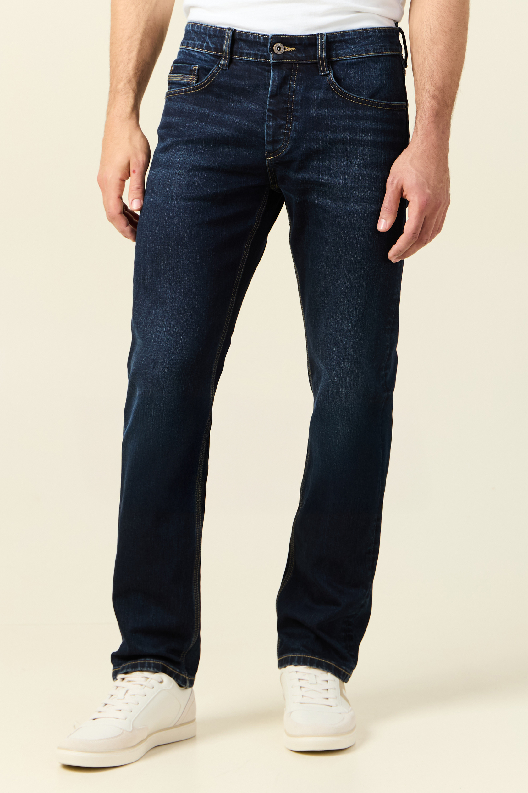Jeans regular longueur 34, BONOBO