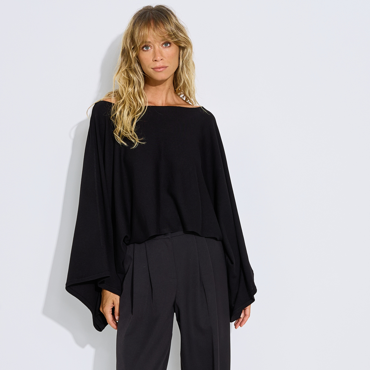 Pull cape col bateau, GRAIN DE MALICE