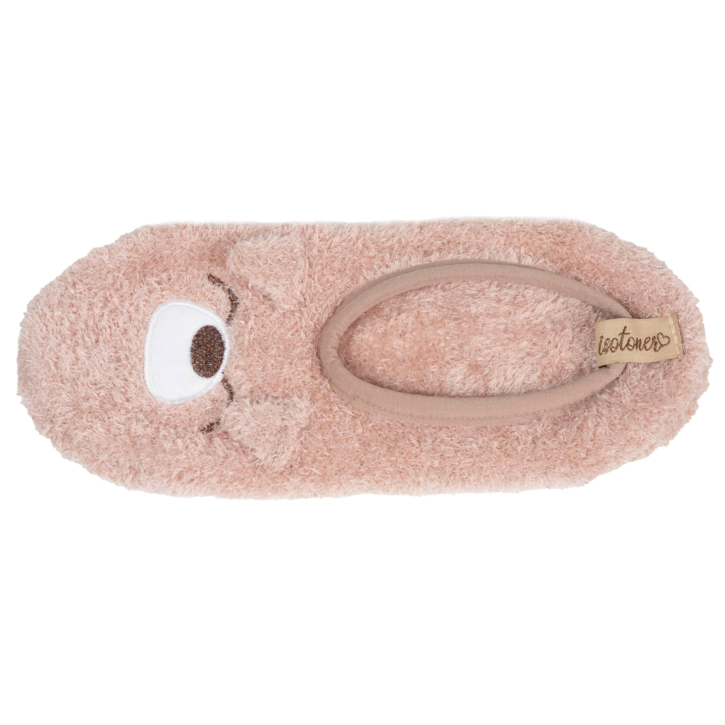 Chaussettes d'intérieur maille peluche, picots antidérapants, ISOTONER