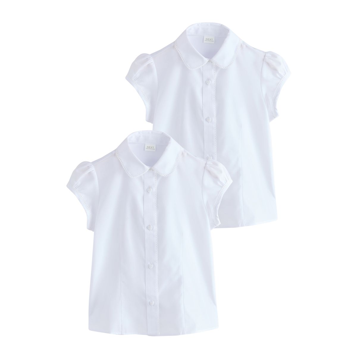 Chemise manches courtes à dentelle, lot de 2, NEXT