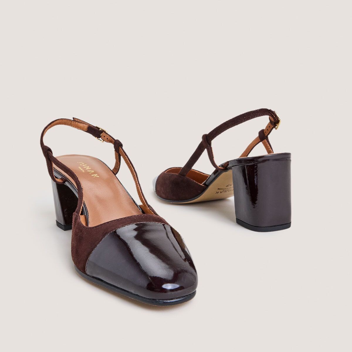 Jonak Zapatos de salón de ante, tacón alto, DHAPOP — foto 3