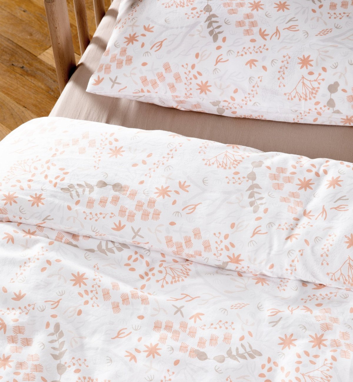 Housse de couette Coton Bio bébé YUKARI DOUCEUR, KADOLIS