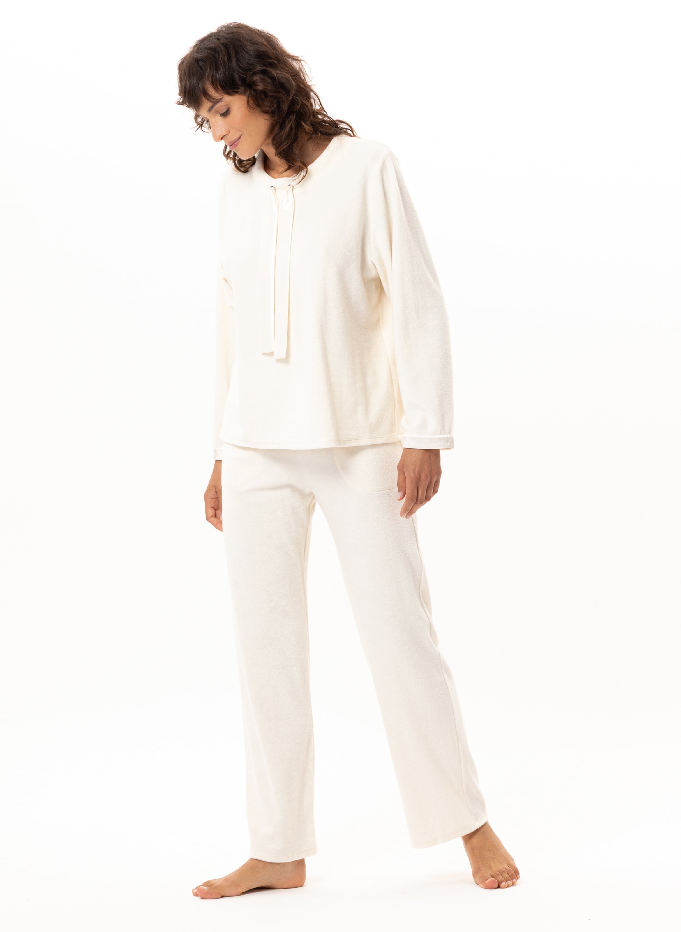 Ensemble homewear en bouclette éponge GELATO 222, LE CHAT