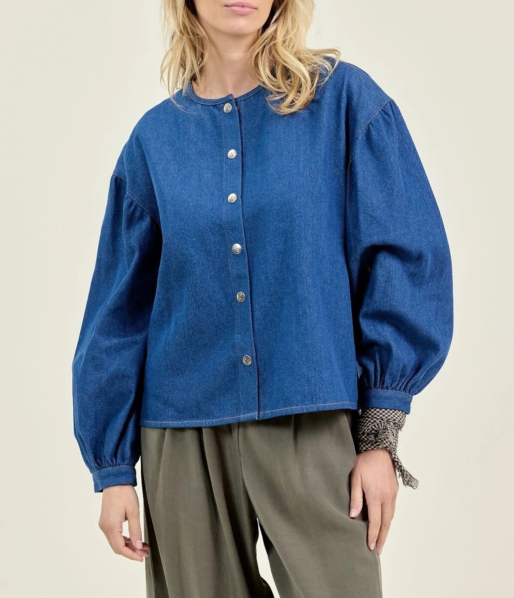 Blouse en denim, BALINI, APACHES COLLECTIONS