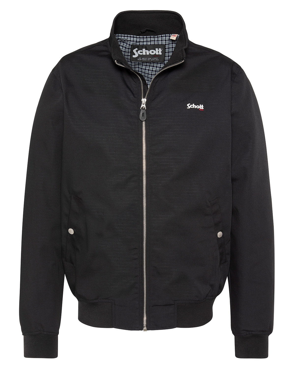 Blouson casual avec doublure à carreaux., SCHOTT