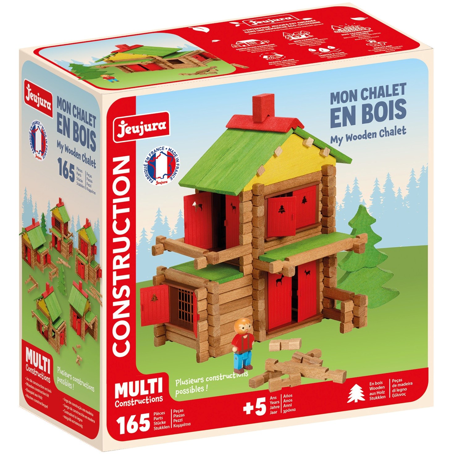Mon chalet en bois 165 pièces, JEUJURA