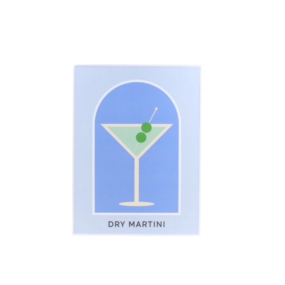 Toile décorative Dry Martini 30x40cm, ORNAMI