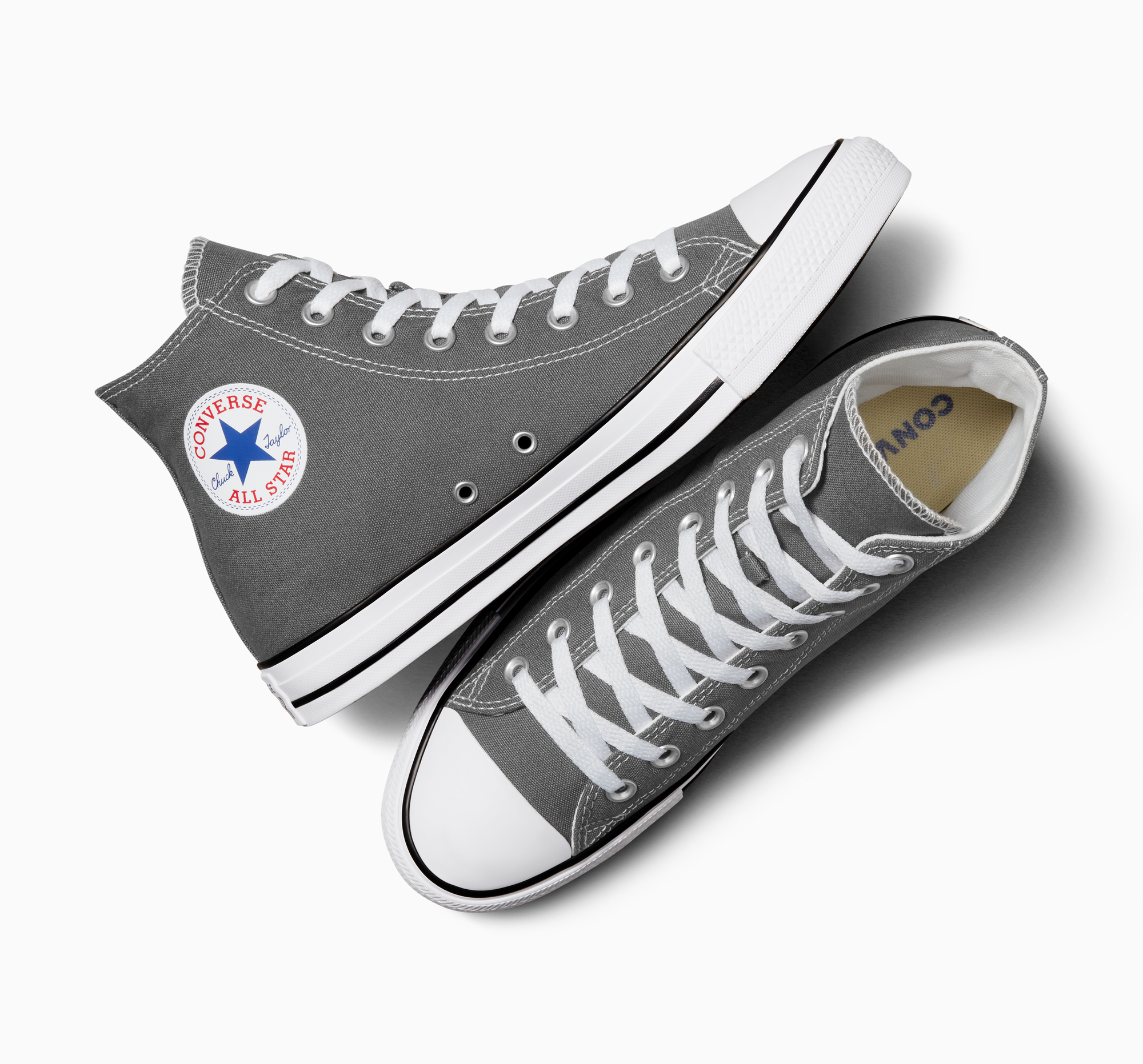 Chuck taylor all star core canvas hi gris oscuro Converse La Redoute