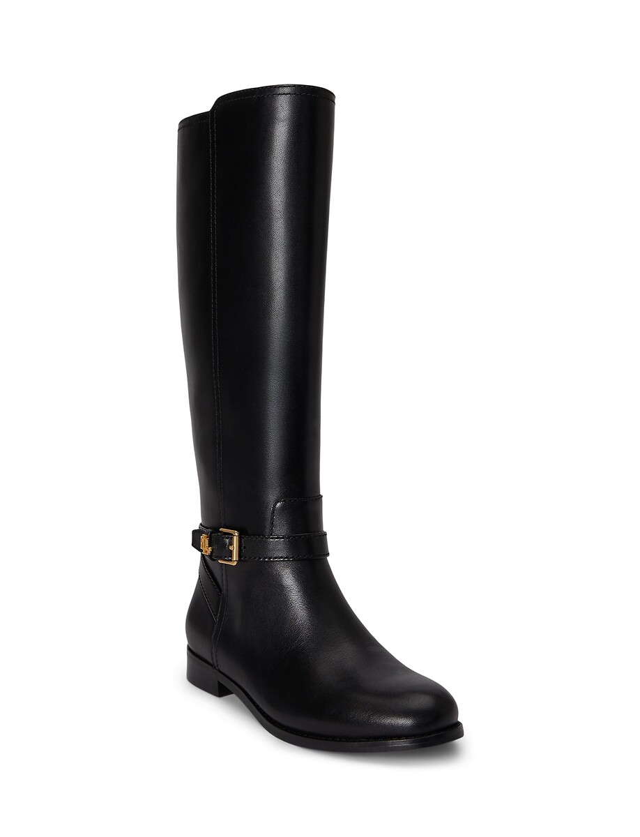 Lauren Ralph Lauren Botas planas de piel Brooke — foto 2
