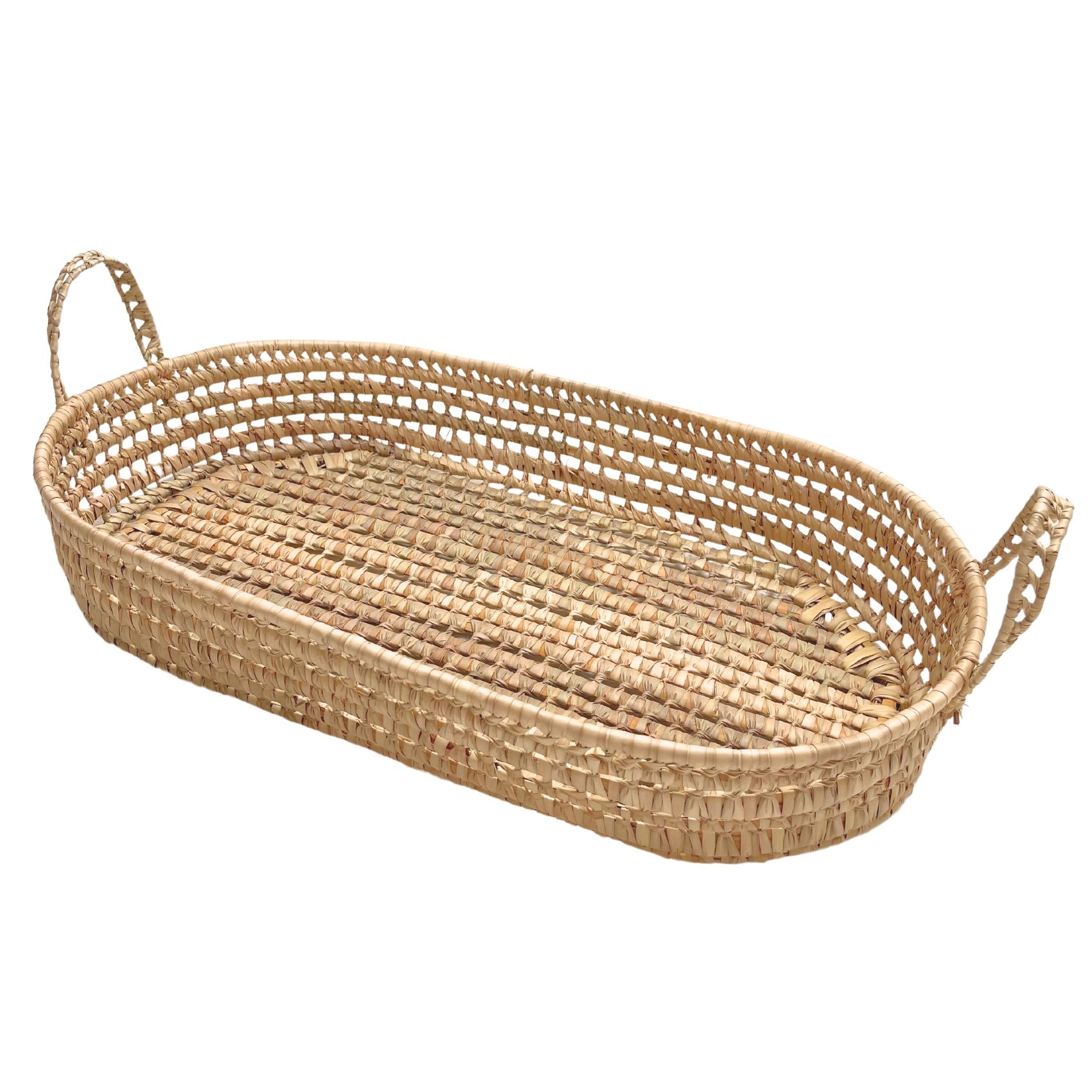Panier à langer Osier ovale, HOME MAISON