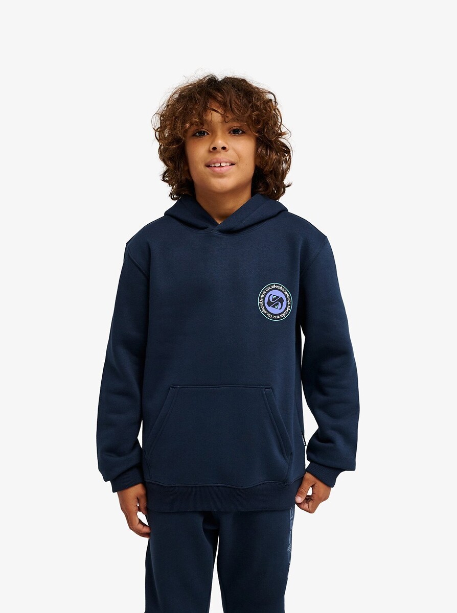 Sweat à capuche, en molleton, imprimé dos, QUIKSILVER