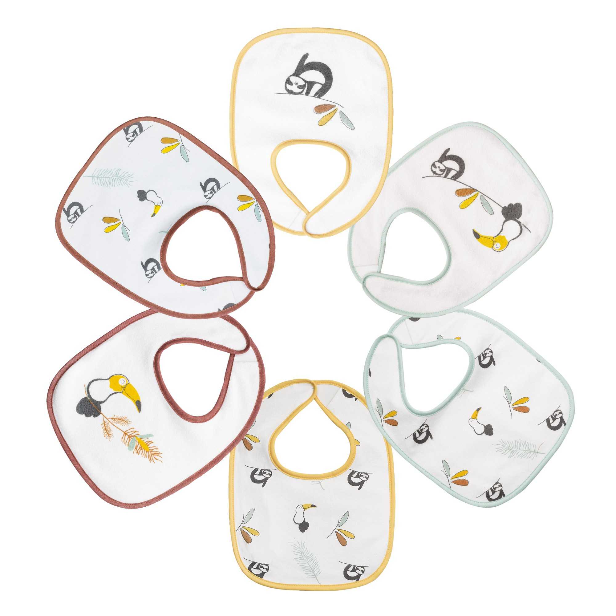 Lot de 6 bavoirs, TROIS KILOS SEPT