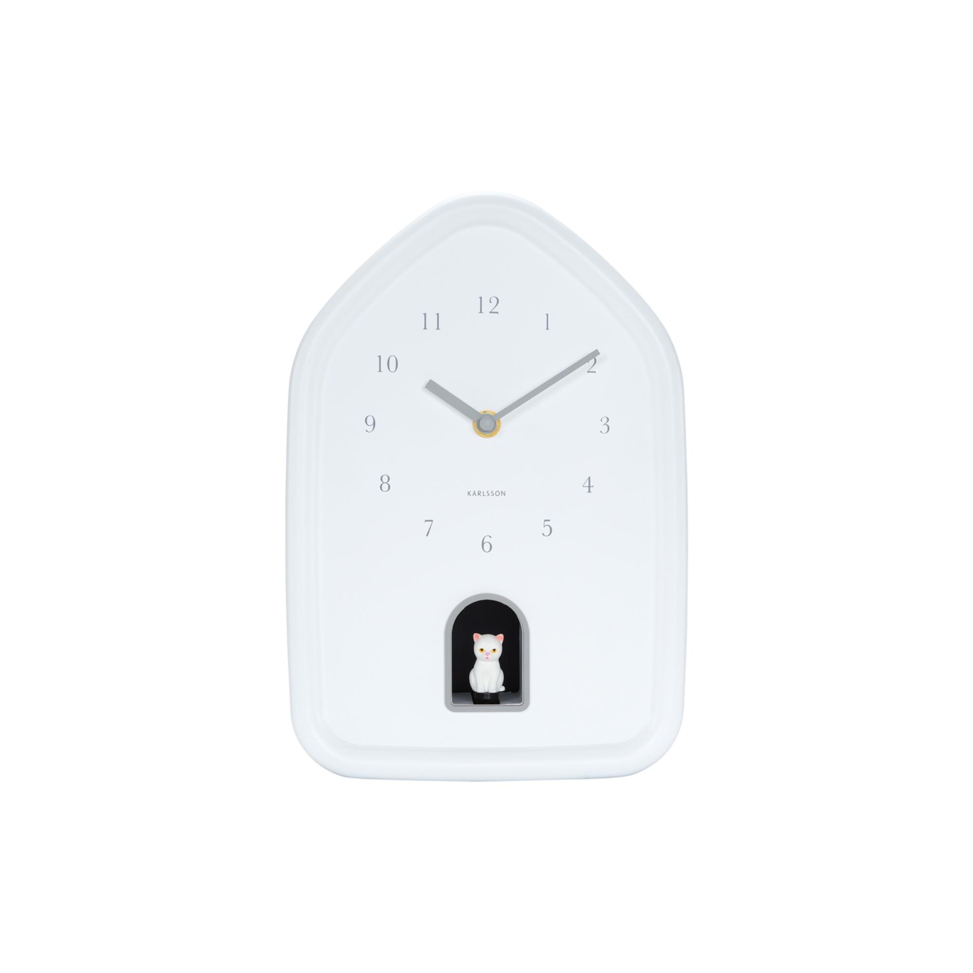 Horloge Murale Plastique MODERN KITTY, KARLSSON
