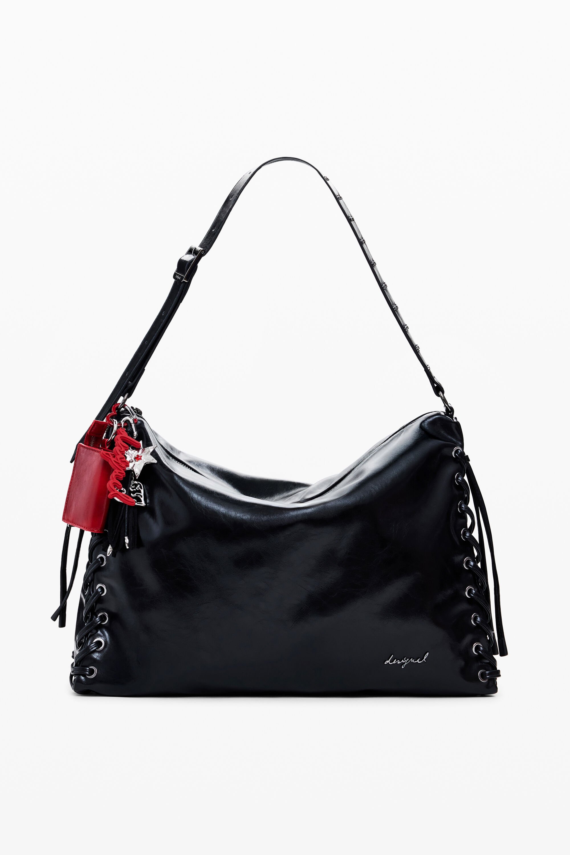 Grand sac tressé brillant, DESIGUAL