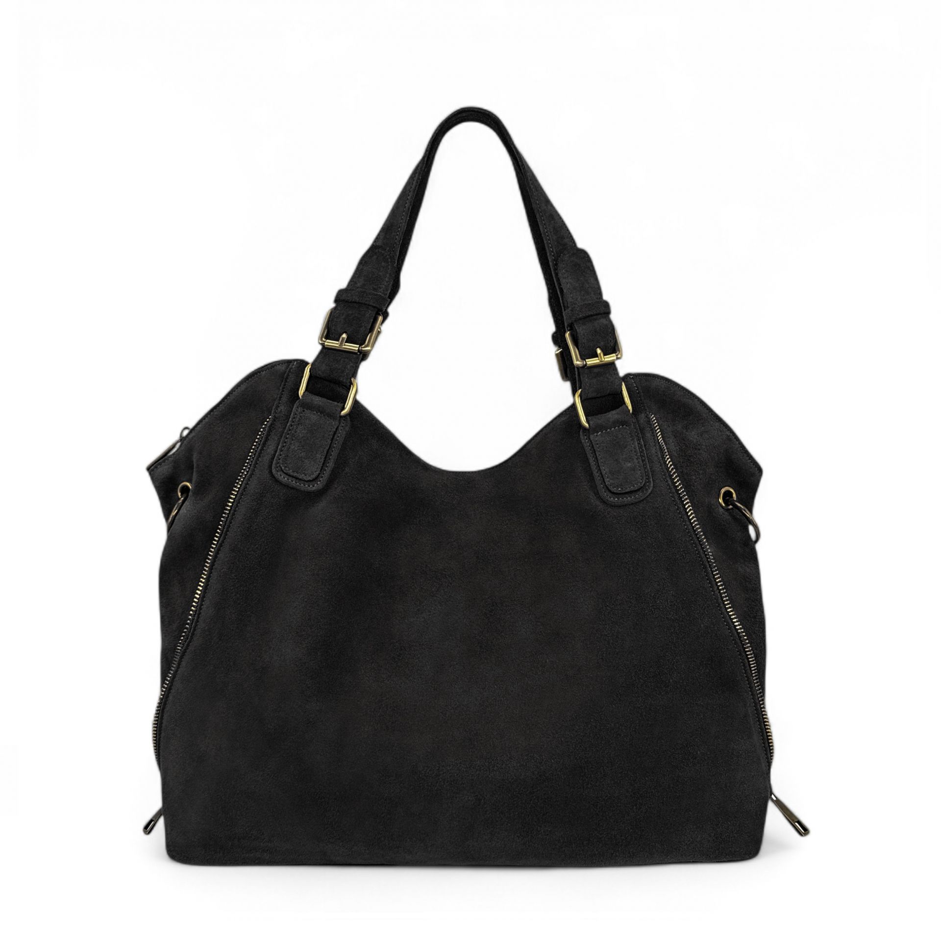 Grand sac hobo en croûte de cuir CAMELIA SUEDE, OH MY BAG