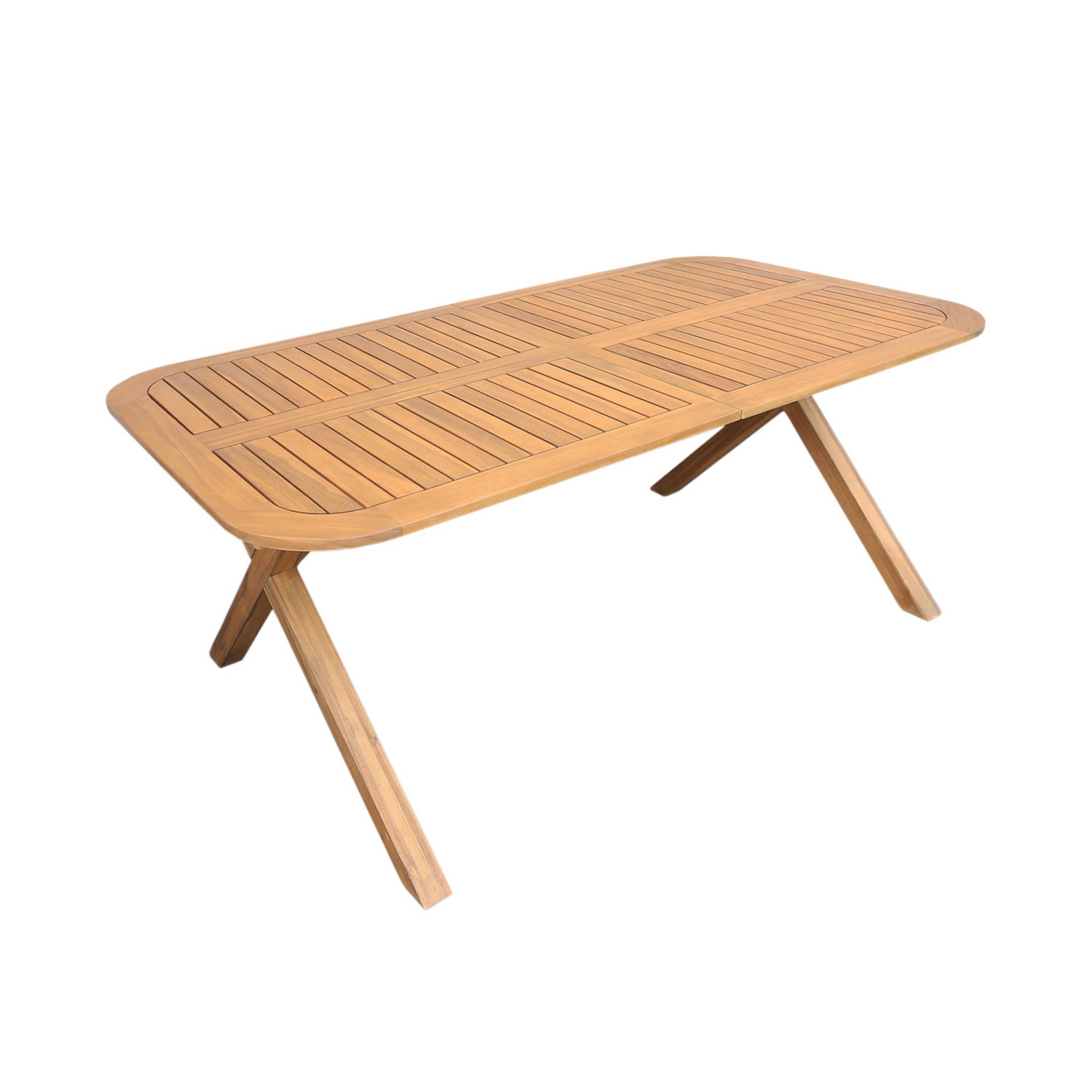 Table de jardin extensible bois d'acacia 6-8 places TANZO, SWEEEK