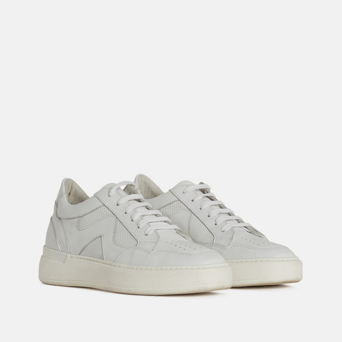 Baskets cuir aenohr blanc Minelli La Redoute