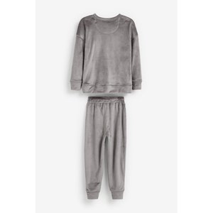 Ensemble D'intérieur En Velours Doux NEXT - T-shirt Ample Et Pantalon Confortable Pour Un Look Détendu à La Maison