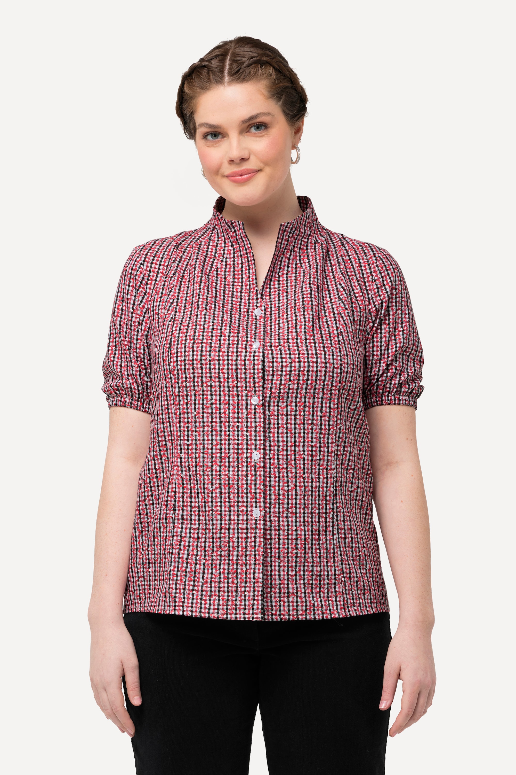 Blouse à carreaux, ULLA POPKEN