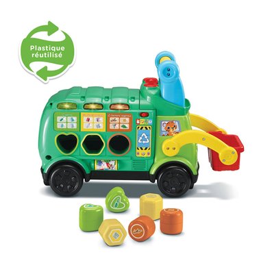 Maxi camion poubelle recyclo'formes VTECH