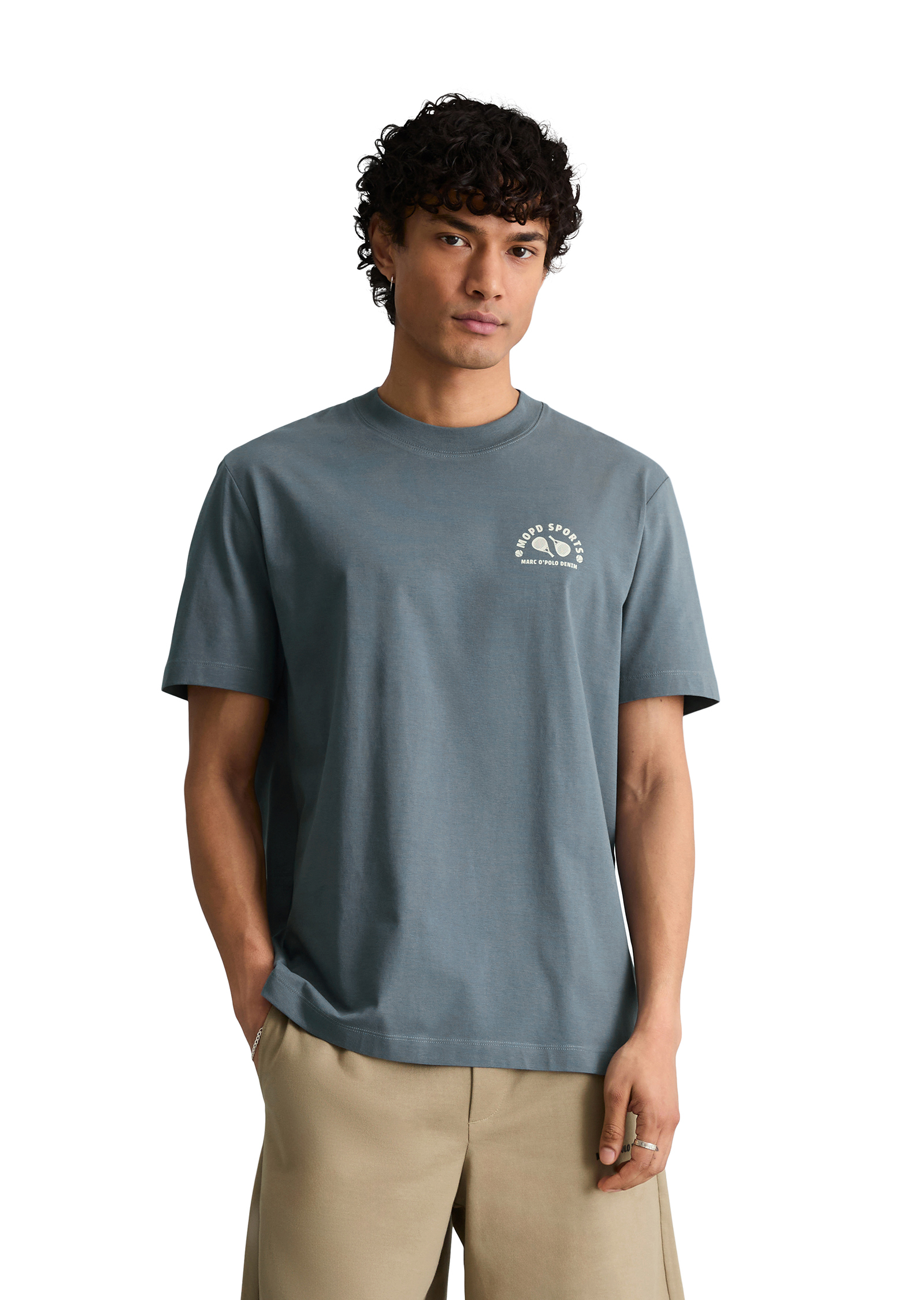 T-shirt DfC relaxed en coton bio doux, MARC O’POLO DENIM
