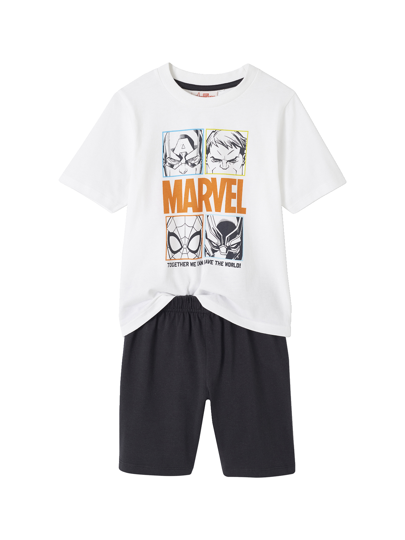 Pyjashort bicolore Marvel® Avengers, VERTBAUDET