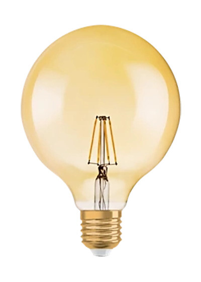 Ampoule LED ronde E27 dorée, KARE DESIGN