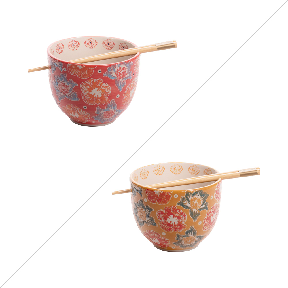 Bol avec baguettes Zephyr 13 cm (lot de 2) - ZEPHYR, TABLE PASSION