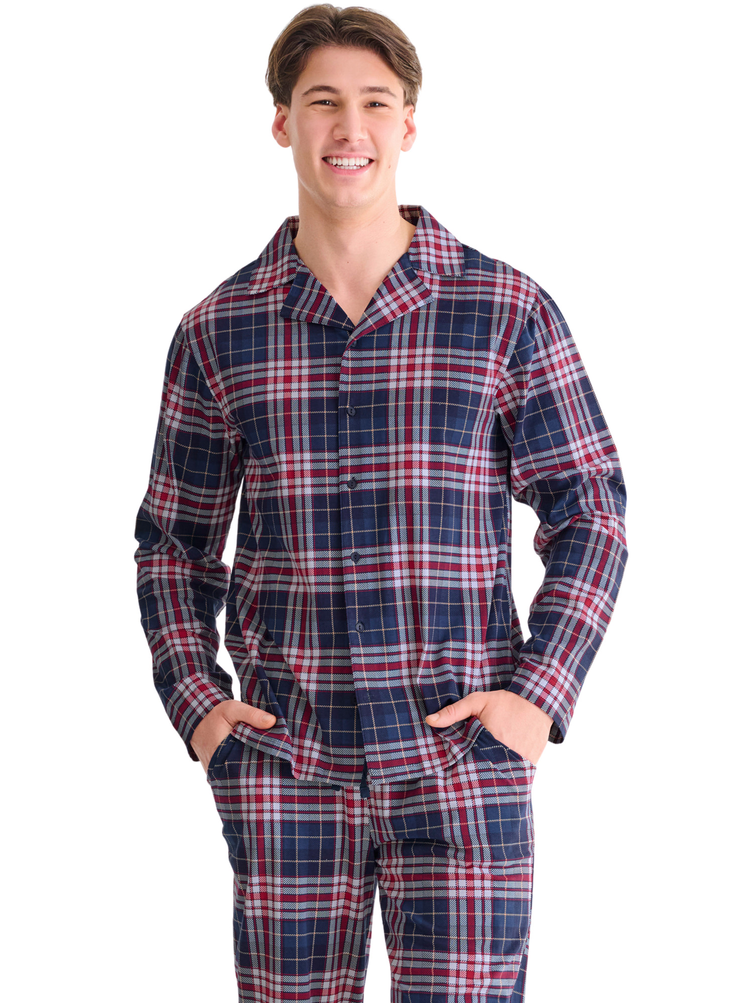 Haut pyjama chemise manches longues COSY NIGHTS, LISCA