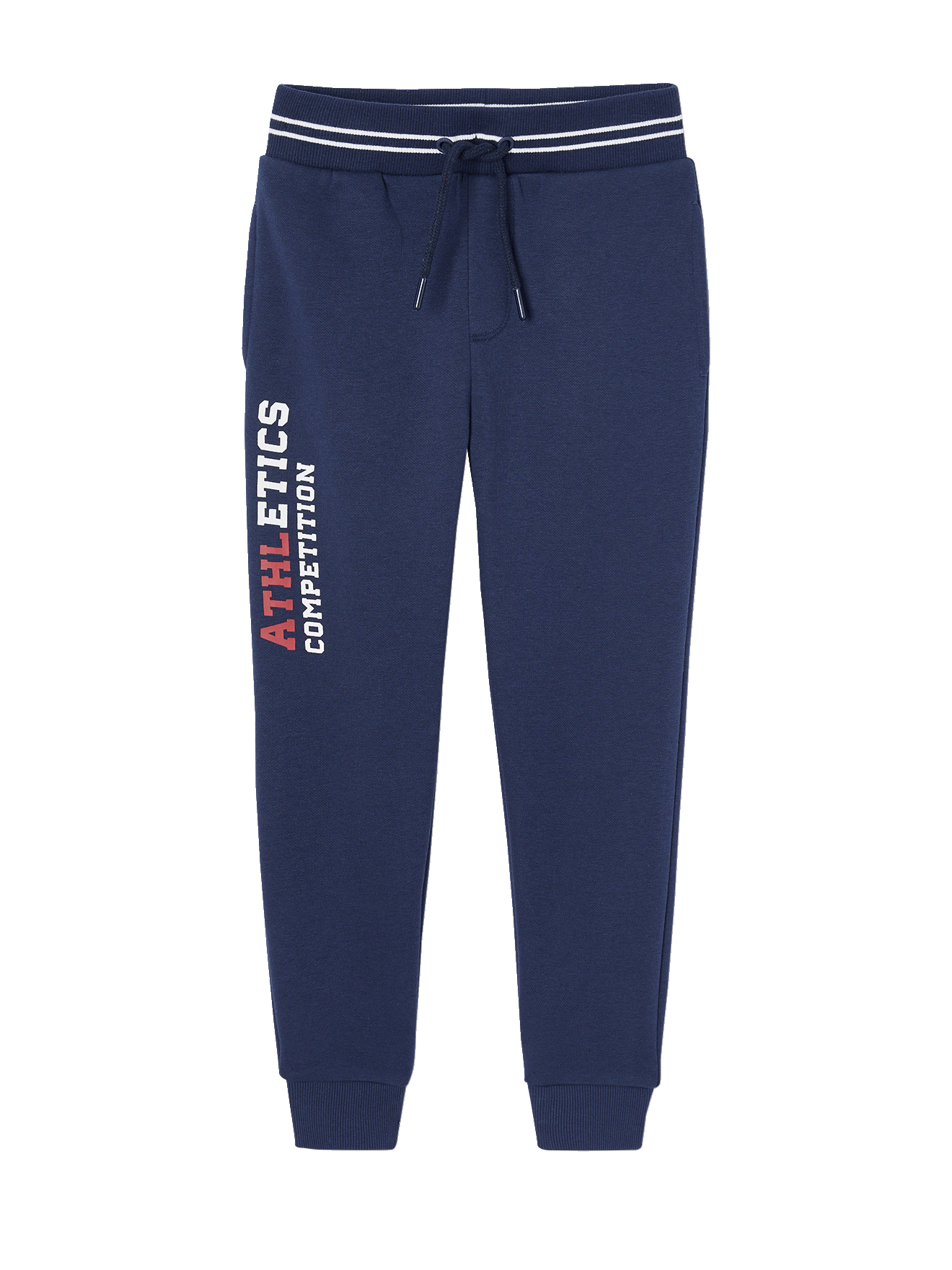 Pantalon jogging sport en molleton, VERTBAUDET