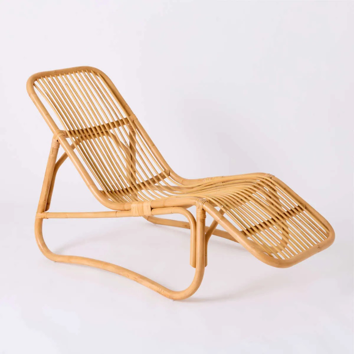 Chaise longue rotin BAIA, KOK