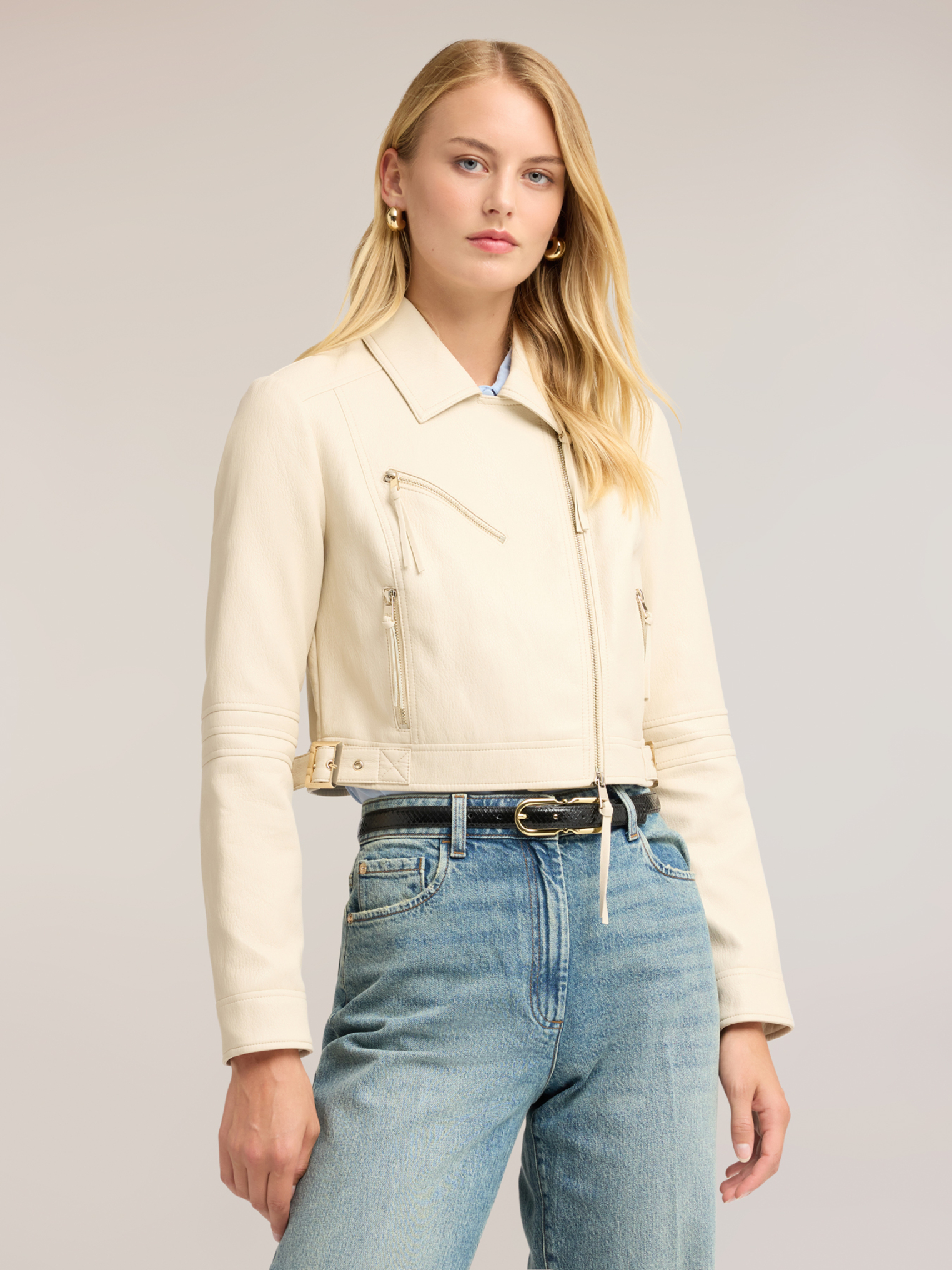 Veste perfecto avec fermeture éclair asymétrique, MOTIVI