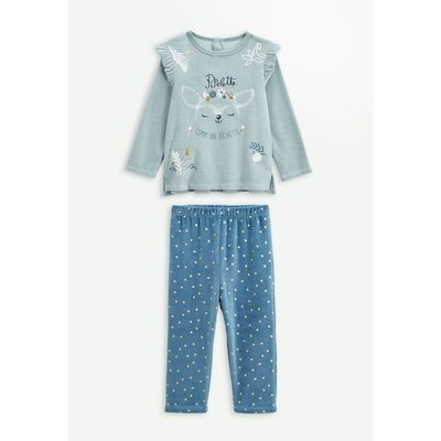 Pyjama bébé 2 pièces en velours Bichette PETIT BEGUIN