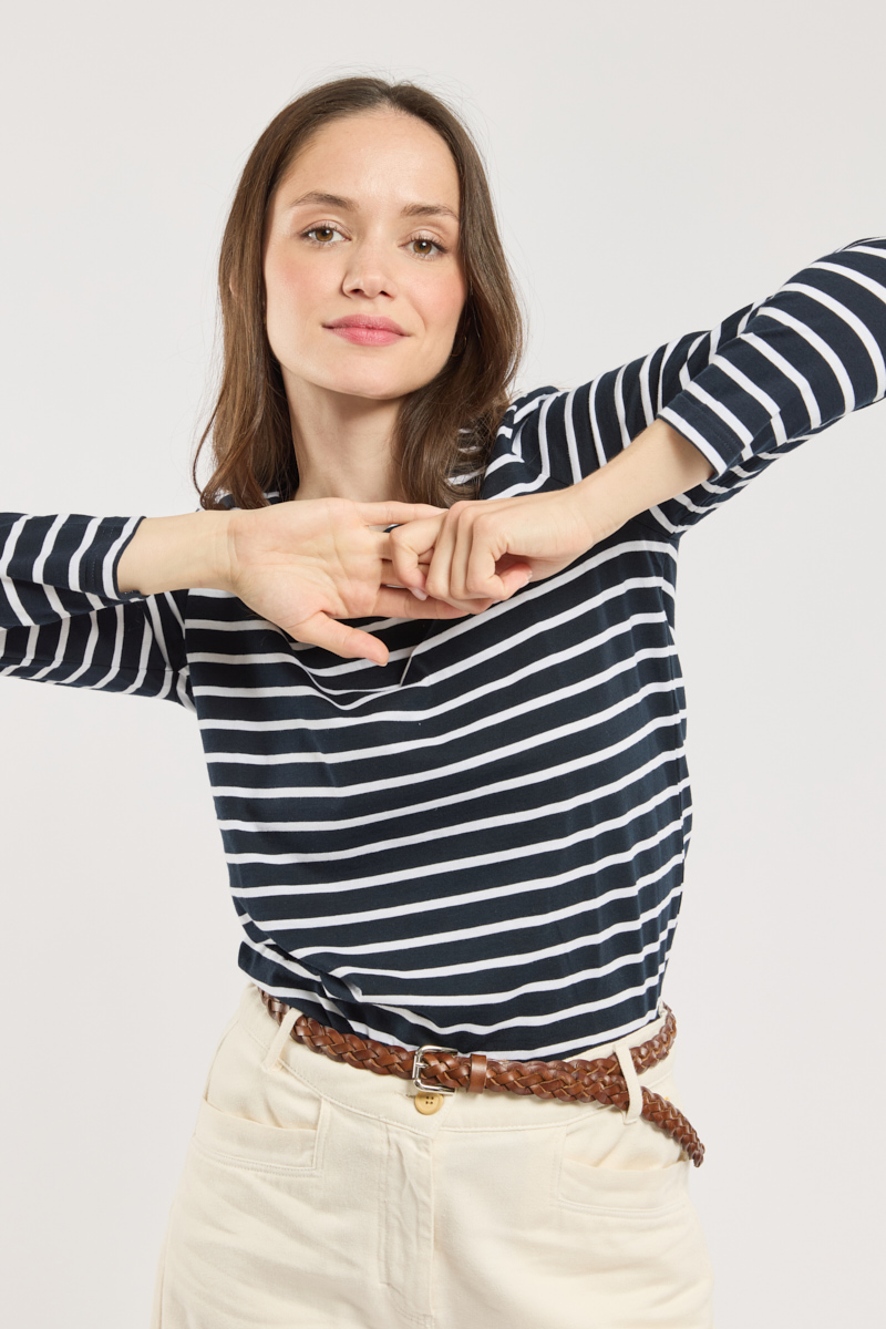 Marinière en coton léger PLOZEVET, ARMOR-LUX
