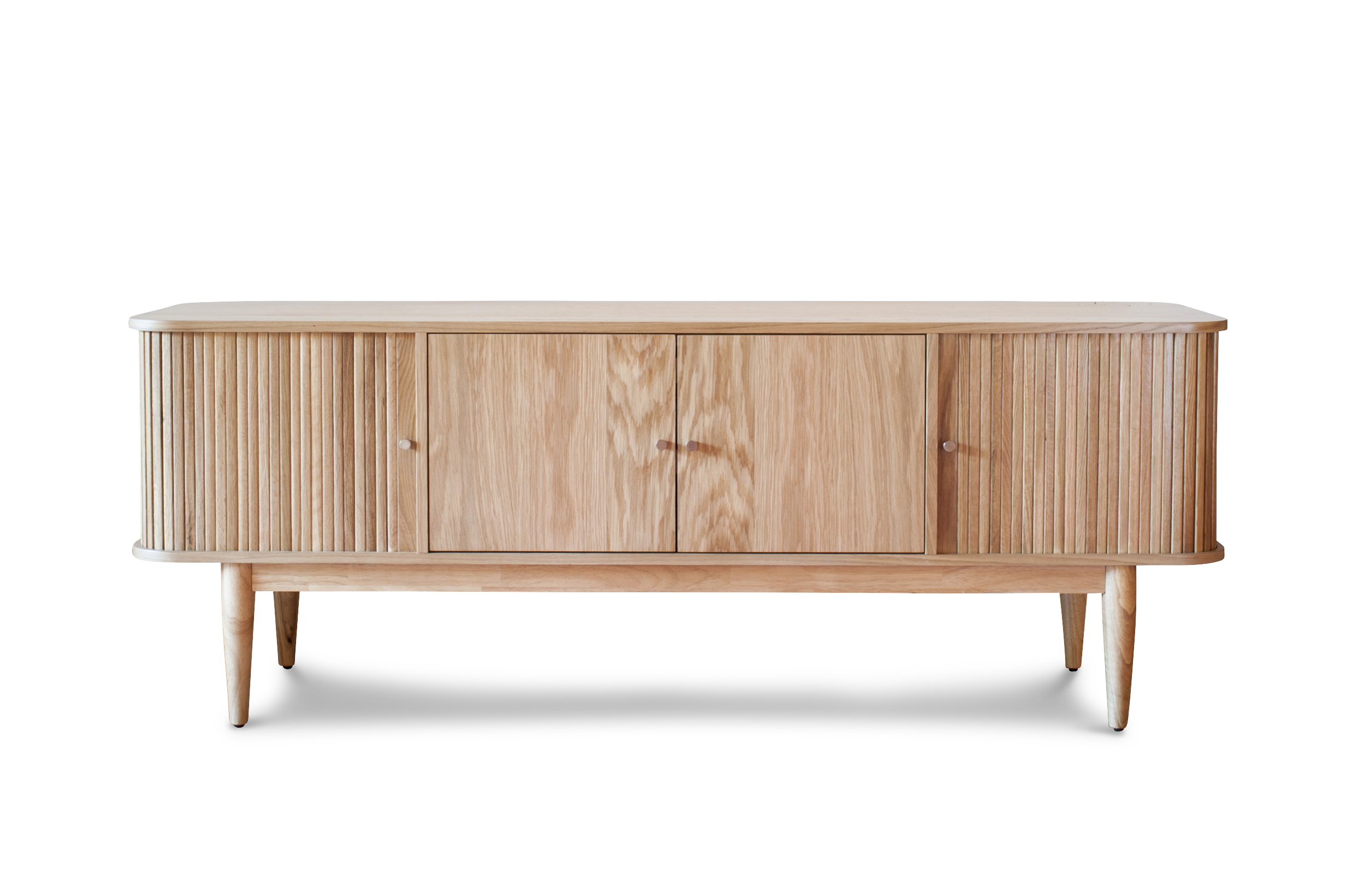 Meuble TV à rideaux en chêne RITZ, PRODUIT INTERIEUR BRUT