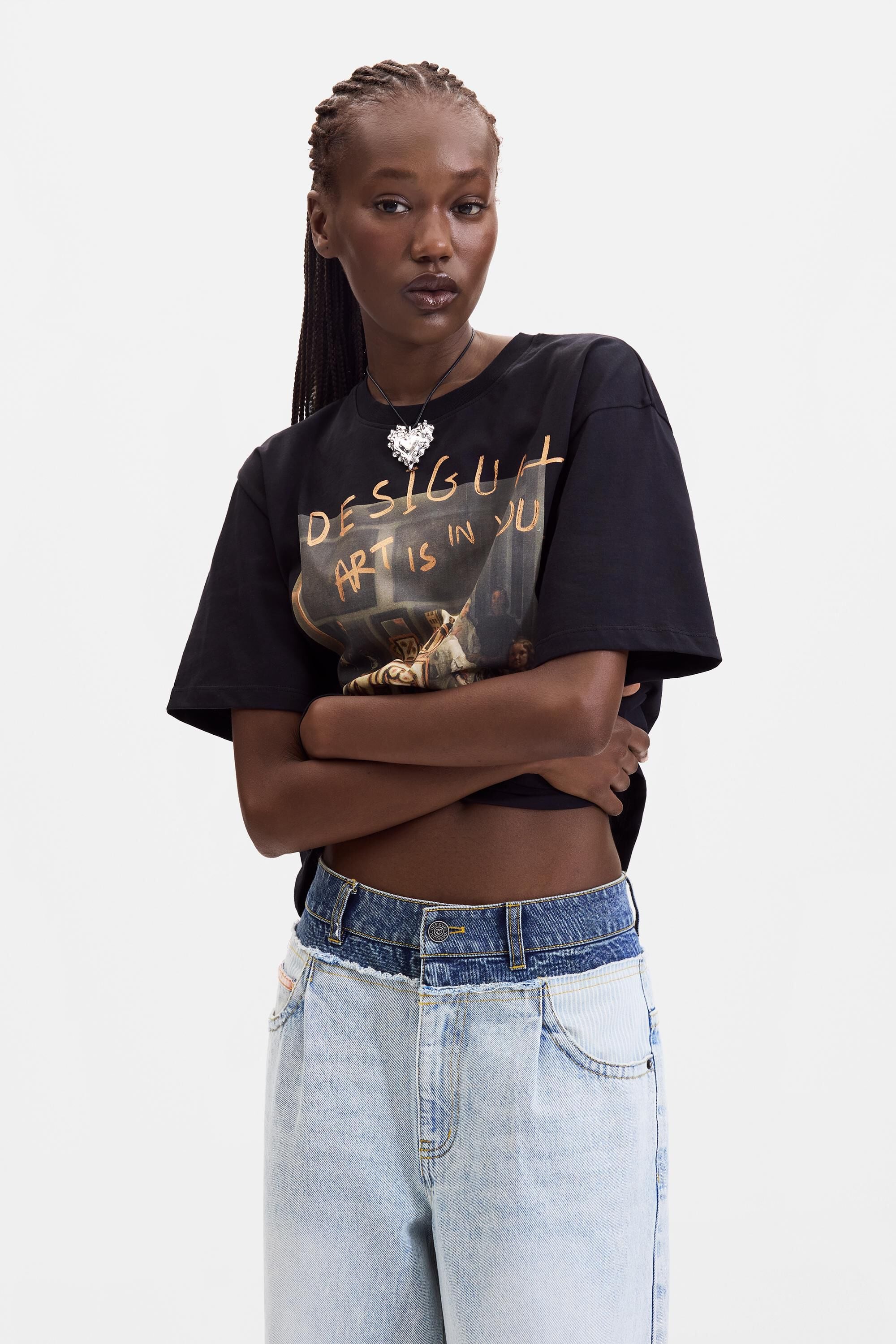 T-shirt imprimé, DESIGUAL