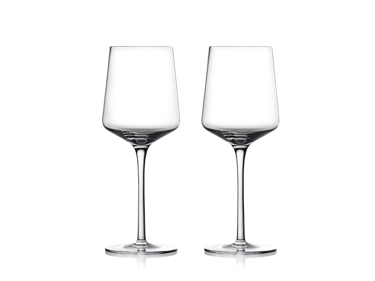 Lot de 2 verres à vin blanc en cristal ROCKS, ZONE DENMARK