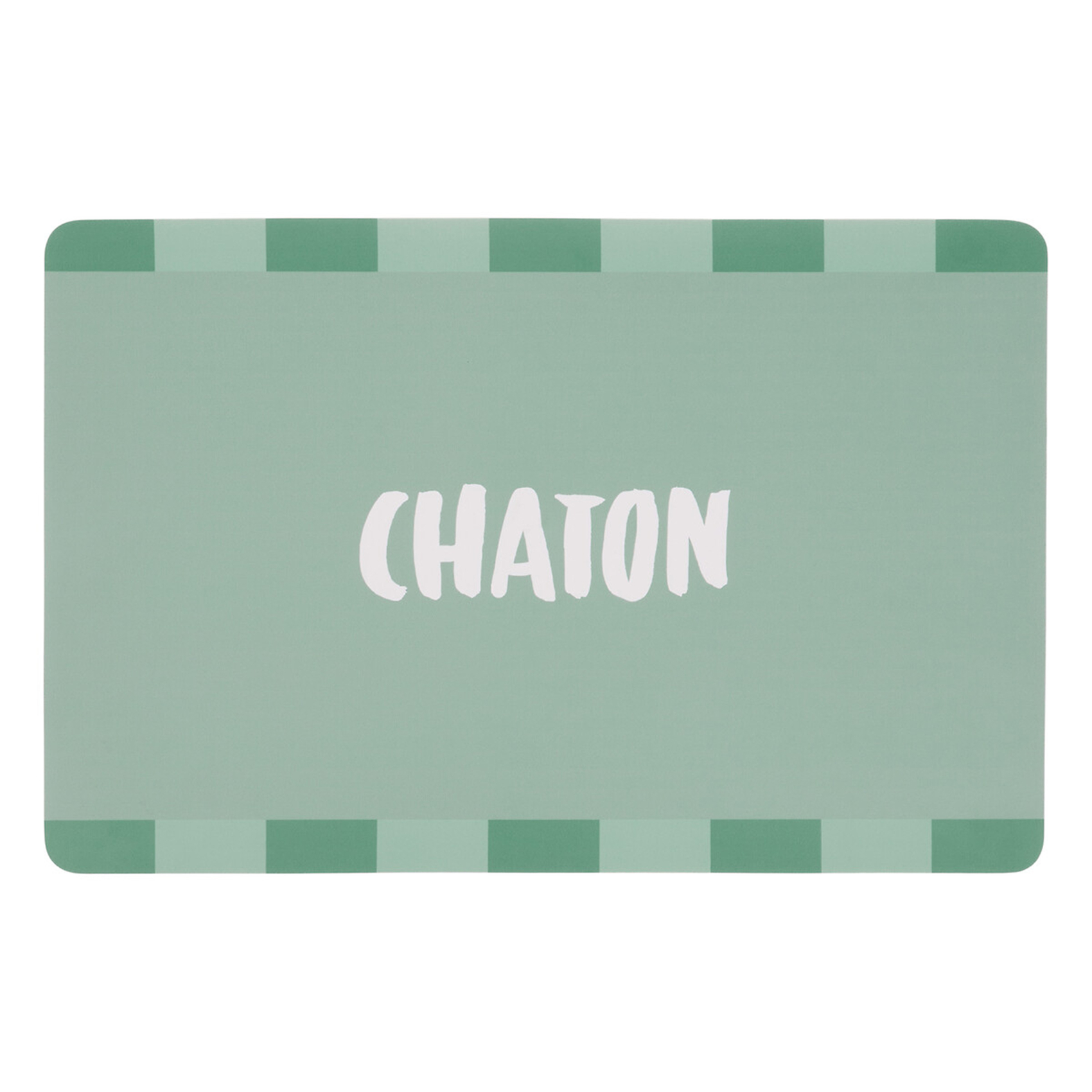 Set de table rectangulaire avec inscription Chaton, ATMOSPHERA