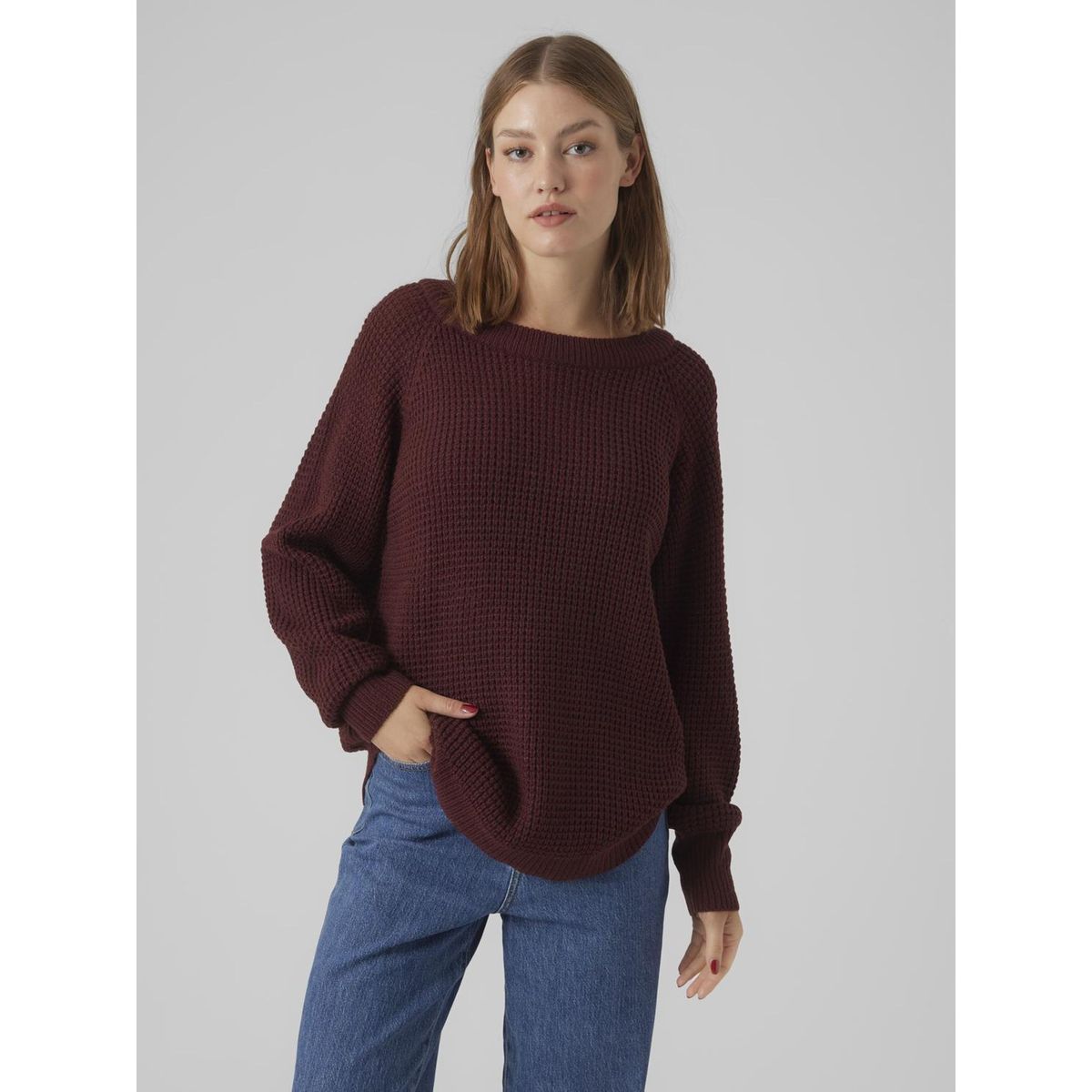 Pull VERO MODA Pour Femme - Maille Confortable - Tendance Décontractée
